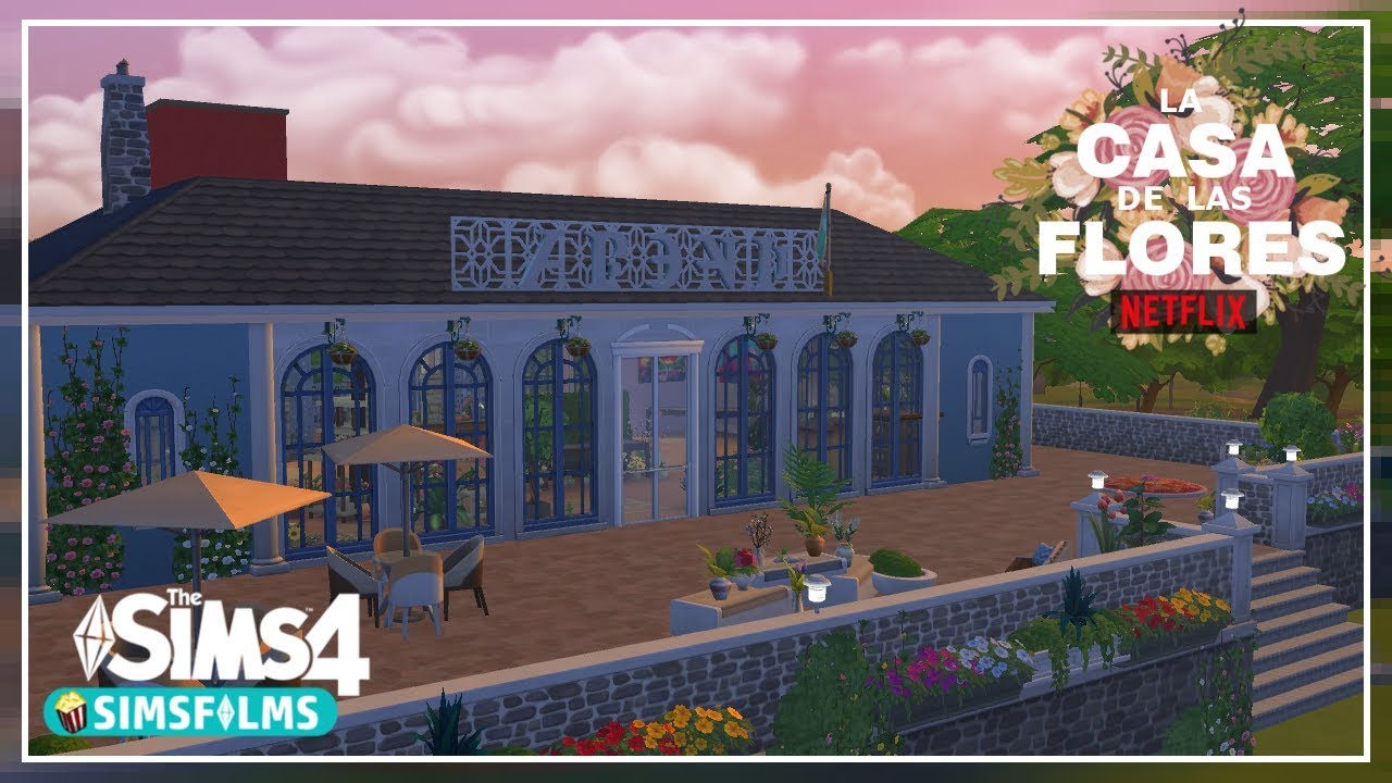 ? SimsFilms: Floreria ? | La Casa de Las Flores | SpeedBuild Sims 4 c/n  DaliSims | Netflix - YouTube