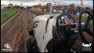 Iced Bear's Final Roar. Prostock pulling at 2023 Great Eccleston Euro Cup Final's