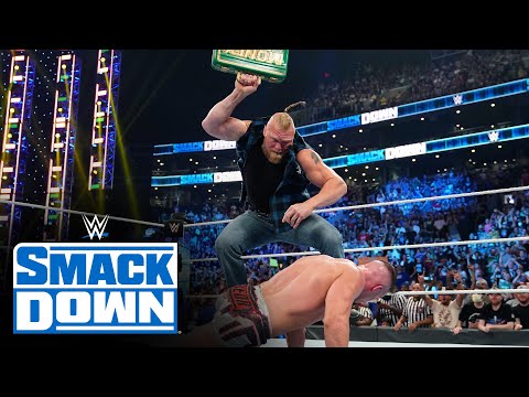 WWE Life TV Commercial Brock Lesnar pummels Theory with the Money in the Bank briefcase