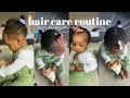 Baby hair care routine  7 months old baby natural hair wash day