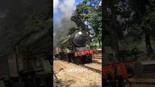 8572 LNER B12 at Holt station. #train #railway #steamtrain  #steam #heritagerailway