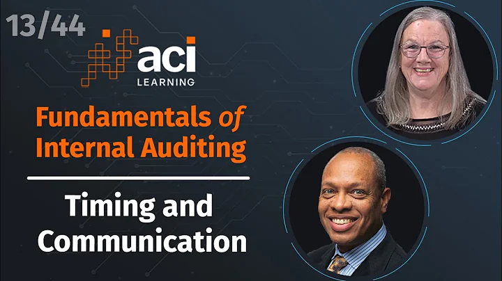 Timing and Communication of Audit Project Plan | Fundamentals of Internal Auditing | Part 13 of 44