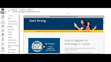 Cengage WebAssing How-To M372 Sp 2022