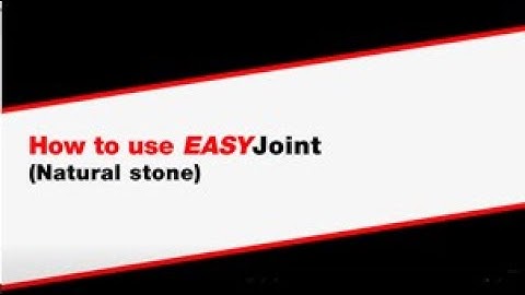 Azpects EASYJoint Product Video - How to Joint a Natural Stone Patio
