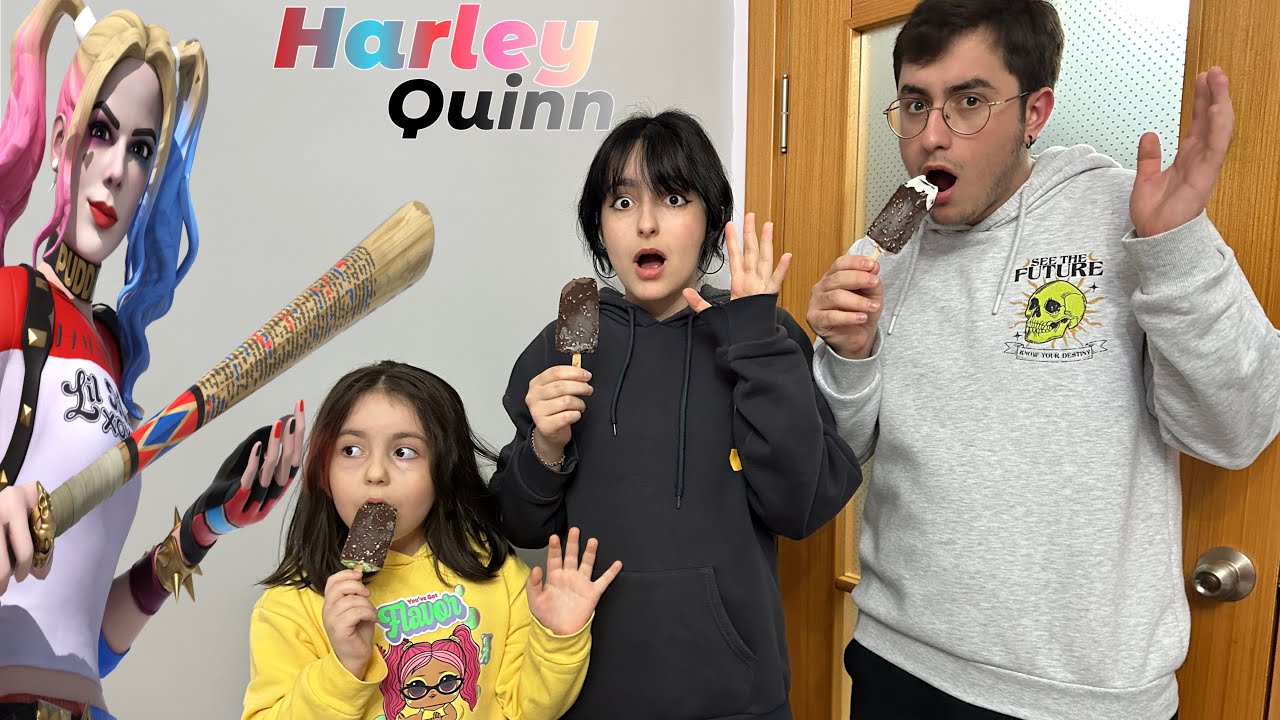 ZEYNEP HİRANUR HARLEY QUİNN KAÇIRMAYA GELMİŞ/بابا جاب لي بالون - جنى مقداد | طيور بيبي