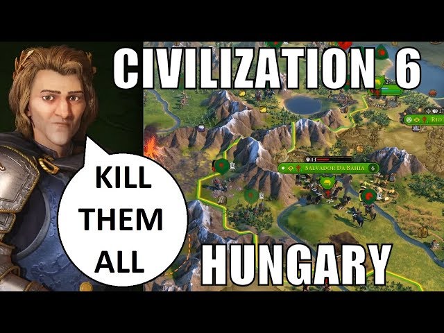 Hungary destroys everyone in Civilization 6 Gathering Storm