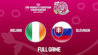 Ireland v Slovakia - Full Game