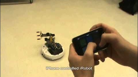 iPhone controlled iRobot