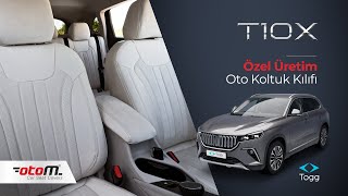 Türkiye&#39;nin Otomobiline Türkiye&#39;nin Koltuk Kılıfı Yakışır! Togg T10X Özel Üretim Oto Koltuk Kılıfı