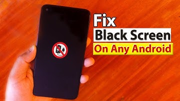 Android Phone Black Screen Fix | Android Won