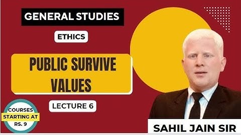 Lecture 6 Public Service Values