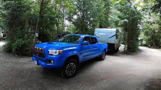 Can a 2020 Toyota Tacoma tow a 4300lb Travel Trailer? Harrison hot springs