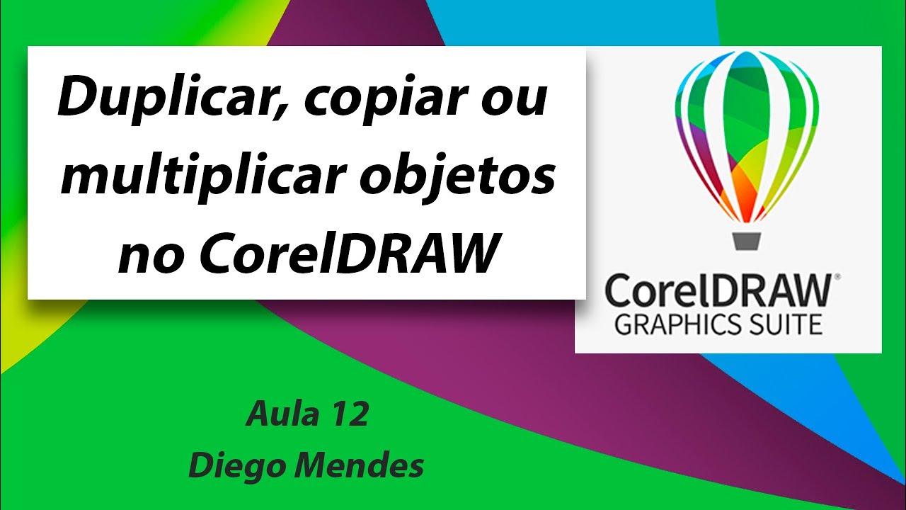 Duplicar, copiar ou multiplicar objetos no CorelDRAW - YouTube