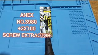 V.642 ANEX NO.3980 +2X100 SCREW EXTRACTOR MADE IN JAPAN.