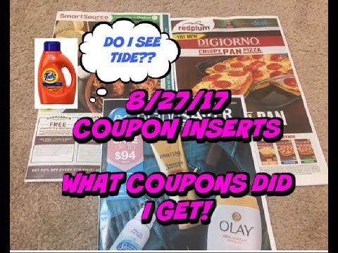 8/27/17 COUPON INSERTS | DO I SEE TIDE????