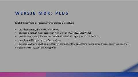 Arm Keil MDK #16 Opis wersji MDK - aktualizacja oraz zmiana funkcjonalności