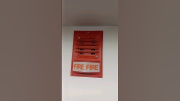 Simplex 2903 + 9838 Fire Alarm 🔥 at a Library #firealarm