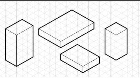 How to draw an isometric crate using grid paper. by Fallibroome.