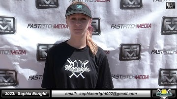 2023 Sophia Enright 3.5 GPA Outfielder and Shortstop Softball Skills Video - Mavericks Fastpitch