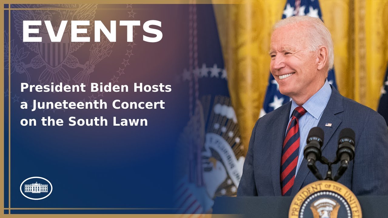 President Biden Hosts a Juneteenth Concert on the South Lawn