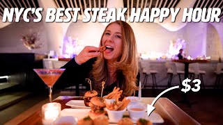 The Best STEAK Happy Hour in New York City? | STK Steakhouse Midtown NYC