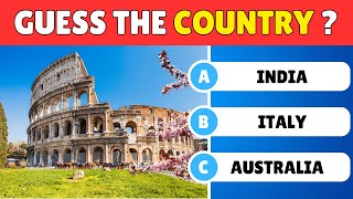 Guess The Country by The Landmark Quiz | Guess The Monument Challenge