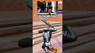 DONT GET SNIPED IN THE HOLE! = $1000 🎯💰 #shorts #fortnitechallenges #fortnite #gaming #funny