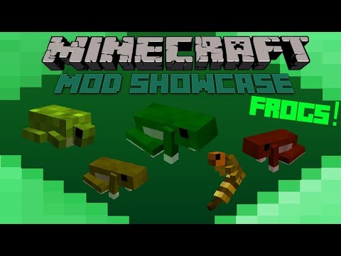 Minecraft Mod Showcase- FROGS!! INSANE PETS!