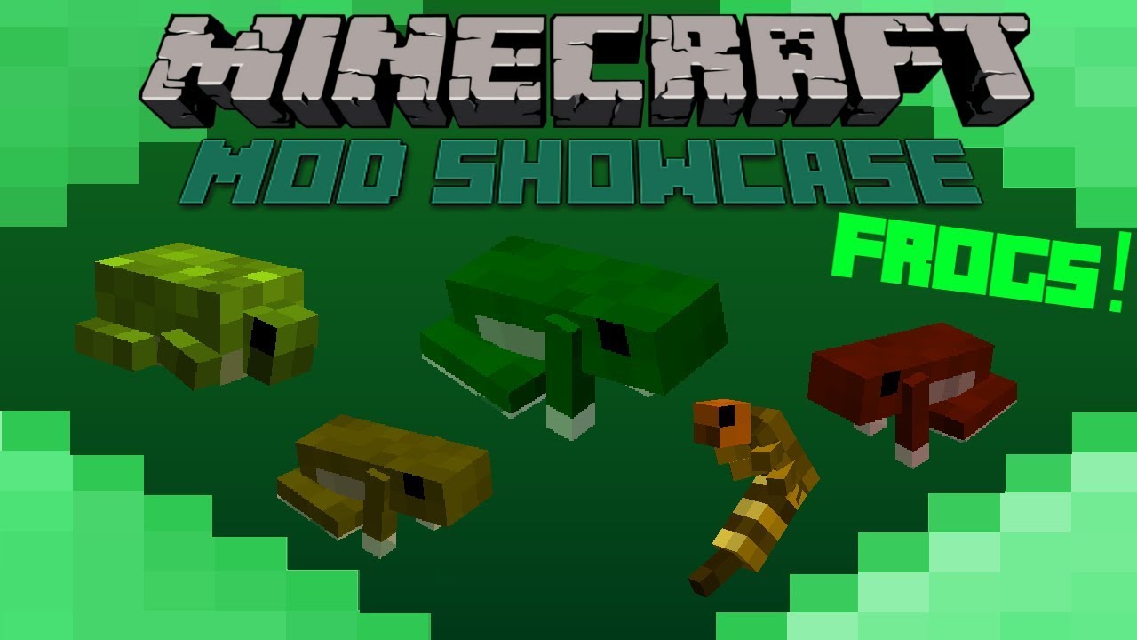 Minecraft Mod Showcase- FROGS!! INSANE PETS! - YouTube