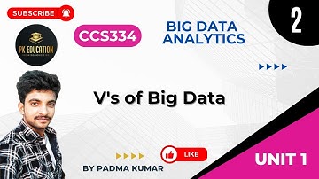 1.2 Vs of Big Data - Characteristics | Big data Analytics | CCS334 | Anna university R2021 in Tamil