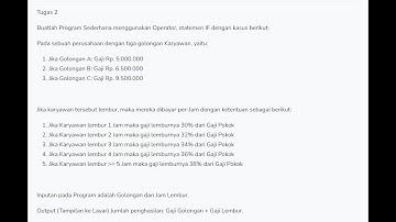Tugas 2 Algoritma dan Pemrograman (Universitas Terbuka)