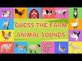 Guess the farm animal sounds for kids  4k