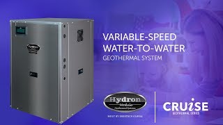 Hydron Module Variable-Speed Water-to-Water Geothermal Heating, Cooling, and Hot Water System