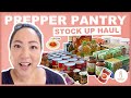 Huge Prepper Pantry Stock Up Haul (adding long-term food)