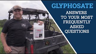 Glyphosate / Roundup - Answers to the most common questions like how soon can I plant