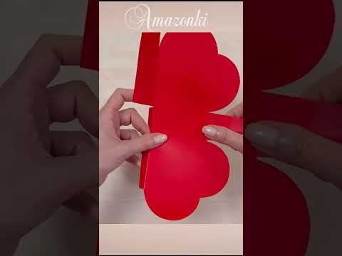 Успейте сделать коробочку Валентинку #shorts 💖Подробный видеоурок по ссылке в описании 👉