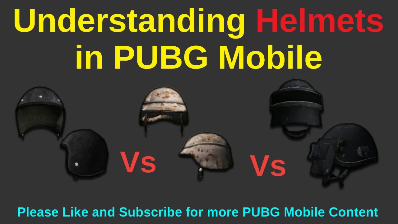Regeneration Erobrer kage Understanding HELMETS in PUBG & PUBG Mobile | Durability, Damage Reduction,  and Bulk EXPLAINED - YouTube