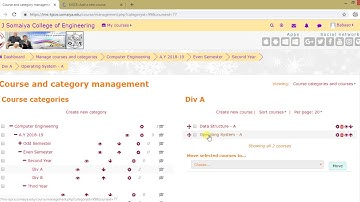 Course creation and users enrollment in LMS