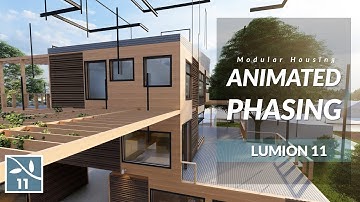 Animated Phasing in Lumion 11 - Modular Housing
