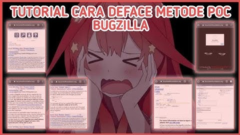 TUTORIAL CARA DEFACE METODE POC BUGZILLA