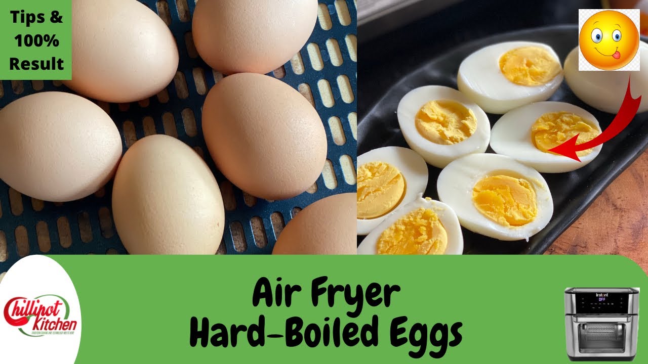 Hard Boiled Eggs in the Air Fryer - Whisper of Yum