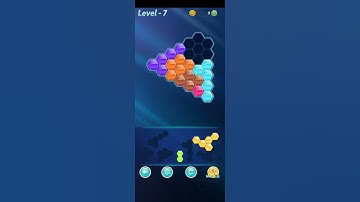 Block! Hexa Puzzle~Jumble A block 7 to 8 levels ~level#7-8