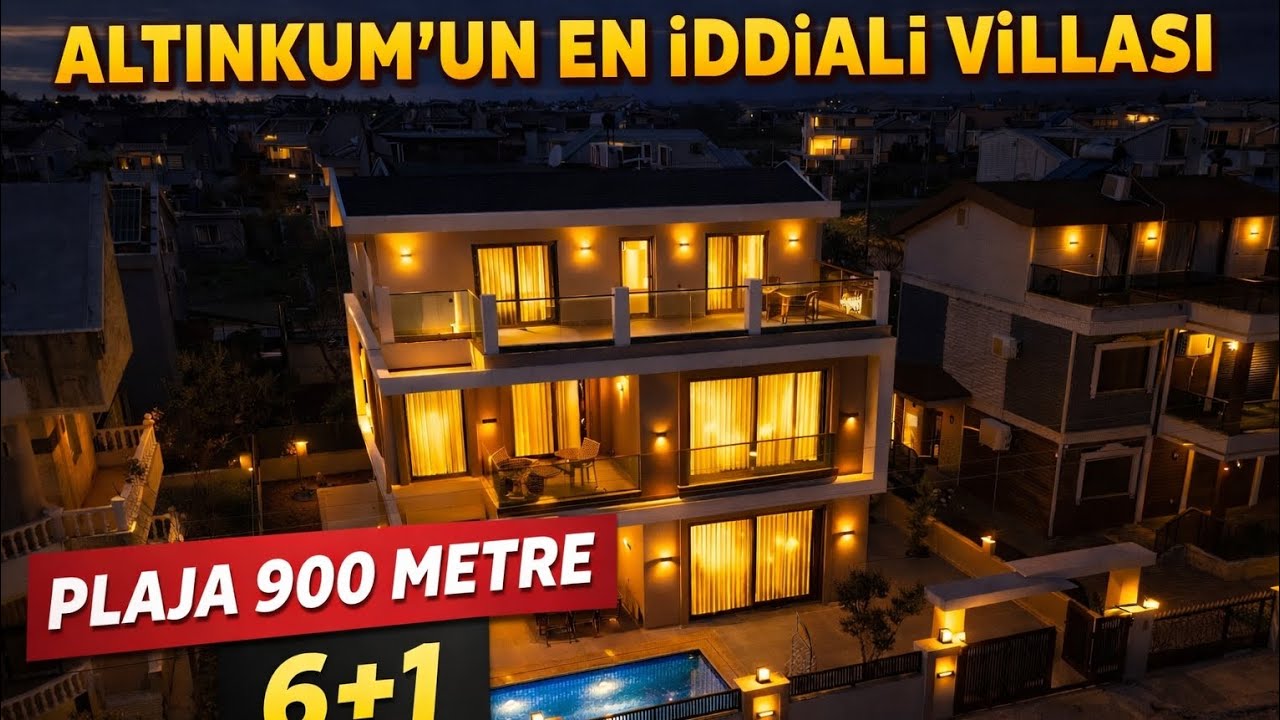 🏆 Didim’de Seviye Atlatan Villa! Plaja 900 Metre — 6+1 Ultra Lüks Yaşam 🌴