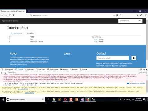 139 ASP .NET MVC - ReInitialize Datatables when DELETE the records