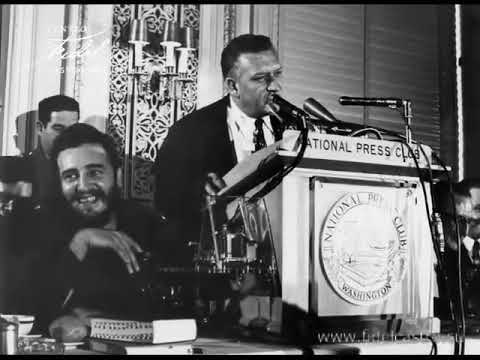Fidel visita el Club Nacional de Prensa en Washington y la Universidad de Princenton