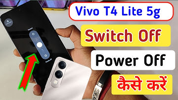 Vivo t4 lite 5g switch off kaise kare/How to Power off Vivo t4 lite 5g/switch off