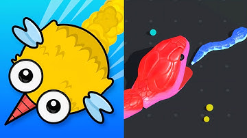 Mosquito.io VS Snake Clash.io - All Max Android Gameplay, IOS Game 