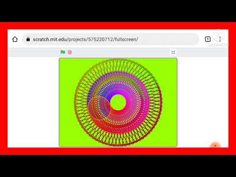 #scratchanimation| How to make a beautiful & colorful pattern in scratch | Learn With Shaista S|