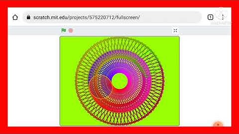 #scratchanimation| How to make a beautiful & colorful pattern in scratch | Learn With Shaista S|