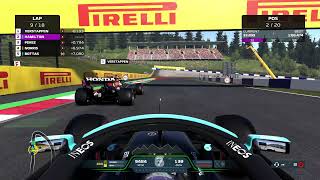 2021 Austrian GP 18 lap race gameplay